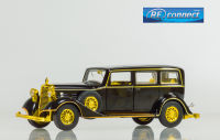 โมเดลรถจีนโบราณ  คาดิลแลค ลีมูซีน เก่า คลาสสิค วินเทจ ของเล่น สะสม ISI 1:32 Cadillac Deluxe Tudor Limousine 1934 Classic Car Old Vintage Metal Alloy Model with Plastic Parts China Toy Collection