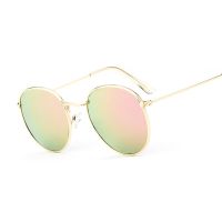 【COD】Sunglasses Fashion Round Anti Sunlight Female Metal Frame es Shades Glasses with For Women