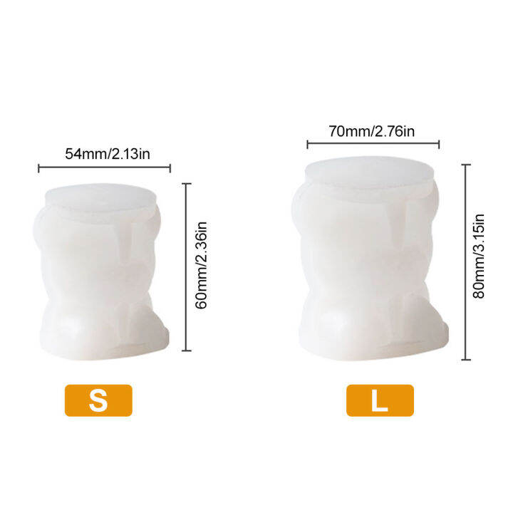 แม่พิมพ์ซิลิโคนถาดน้ำแข็งสเตอริโอรูปหมี3d-แม่พิมพ์ทำน้ำแข็งน้ำแข็งก้อนชาและกาแฟนมแช่แข็งอย่างรวดเร็วและปล่อยง่าย