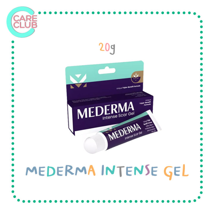 mederma-intense-gel-10g-20g-เจลลดรอยแผลเป็น-รอยแผลผ่าตัด-หลังคลอด-บำรุงผิว