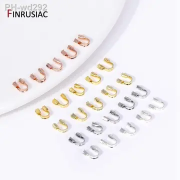 100pcs/lot U Shape Connector Loops 4.5x4mm Wire Guard Protectors Jewelry  Making