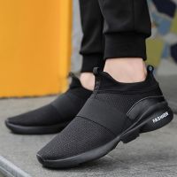 Men Sneakers Slip-On Shoes Men Lightweight Breathable Footwear Fashion Men Shoes Casual Big Size 46 Sport Mesh Jogging Shoes