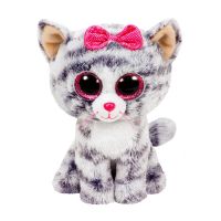 【CC】 15CM Ty Beanie Kiki Big Eyes Pink Stuffed Animals Collection Birthday Gifts for Boys