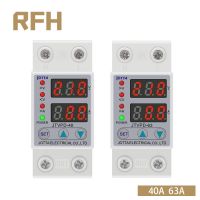 【YF】✎◙♦  40A 63A 230V Din Rail Adjustable Over Voltage and Under Device Protector Relay