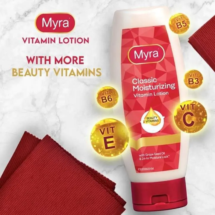 Myra E Classic Moisturizing Vitamin Lotion 100ml200ml Lazada PH