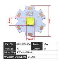 ลูกปัด LED 3W 5W 10W 18W 3V 6V XPE 5050 XML2 XHP50 T6โคมไฟสีขาวเย็น DIY สำหรับไฟฉายไฟรถยนต์