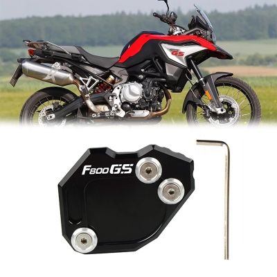 ♂▥✠ Motorcycle Kickstand Plate Side Stand Enlarger Extension Enlarger Pate Pad for BMW F800GS F 800 GS 2008-2017 (Black)