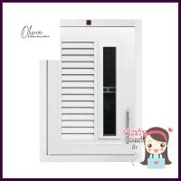 ตู้เดี่ยว ABS KING NUVO 48.5x68 ซม. สีขาวABS SINGLE WALL CABINET KING NUVO 48.5X68CM WHITE **คุณภาพดี**