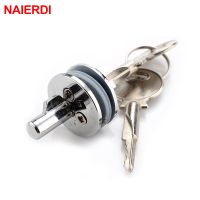 Clarissali 10PCS NAIERDI-501 Glass Lock Showcase Push Cabinet Door Sliding Hardware