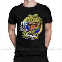 High Quality Men Black T-Shirt LetS Play Video Games Pure Cotton Shirt Tees Harajuku Tshirt