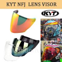 Original KYT Visor เลนส์สำหรับ KYT NFJ Helmet KYT NFJ Visor เลนส์พร้อมกระเป๋า KYT NFJ Visor เลนส์ KYT หมวกกันน็อคครึ่งหน้า Visor เลนส์