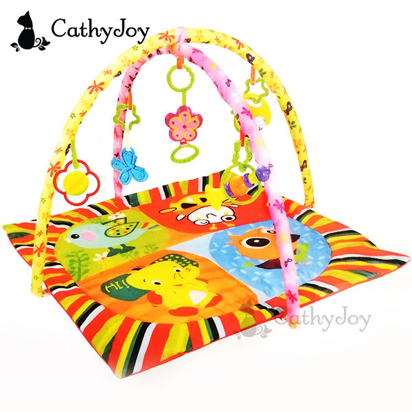 JOY Baby Animal Kingdom Exercise Gym Bed Activity Play Mat Soft Mattress  Colorful Infant Early Development Education Toy baby toys | Lazada