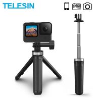 Telesin Mini Selfie Stick GoPro Vlog Tripod Shorty for GoPro HERO 10 9 8 7  OSMO Action GoPro Max Insta360 ขาตั้งกล้อง /  ไม้เซลฟี่ ขนาดเล็กสำหรับ กล้องโกโปร แอคชั่นแคมทุกรุ่น