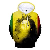 Sudadera con capucha para hombre y mujer, suéter con estampado 3D de Bob Marley, estilo Harajuku, Hip HOP, chándal informal, 2022