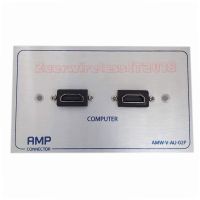 ถูก++ หน้ากากเต้ารับแบบเหล็ก Outlet HDMI 2 Port หัวงอ ติดในผนัง 12Cm*7Cm ของดี สายดิจิตอล สายHDMI สายทีวี สายสัญญาณทีวี