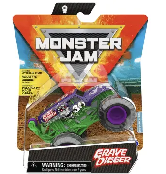 Monster Jam, Grave Digger 40th Anniversary 8-Pack Monster Trucks with Bonus  Accessories, 1:64 Scale, Kids Toys for Boys and Girls 3 and up