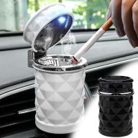 hot！【DT】❉  1Pc Car Ashtray Alloy Smokeless Retardant Aluminum Cup Accessories Interior