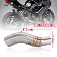 ( โปรสุดคุ้ม... ) Kawasaki Ninja300 2013-2015 ท่อไอเสีย กลาง ท่อสแตนเลส เชื่อมต่อ สุดคุ้ม ท่อไอเสีย และ อุปกรณ์ เสริม ท่อ รถ มอเตอร์ไซค์ ท่อไอเสีย รถยนต์ ท่อไอเสีย แต่ง