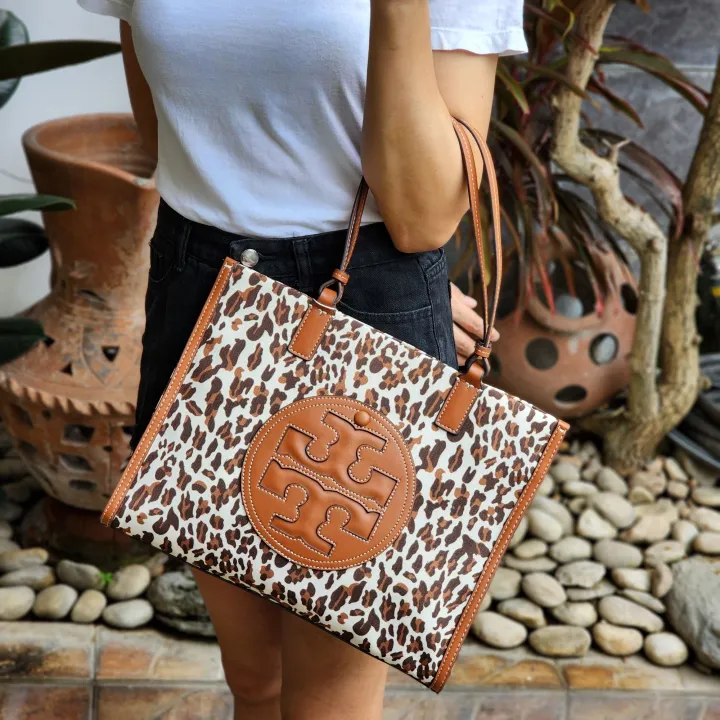 Original .Y. . Ella Medium Canvas Tote Bag All over Leopard  Print | Lazada PH