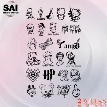 Waterproof Cute Tattoo Stickers For Kids And Adults Cartoon Stickers Anime  Pattern Perfect Birthday Gift From Glass_smoke, $13.9 | DHgate.Com