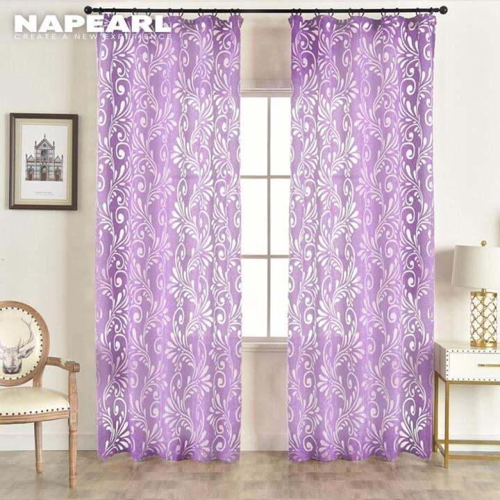 ready-made-semi-blackout-curtains-blind-panel-fabrics-for-window-modern-living-room-treatment-purple-black-white