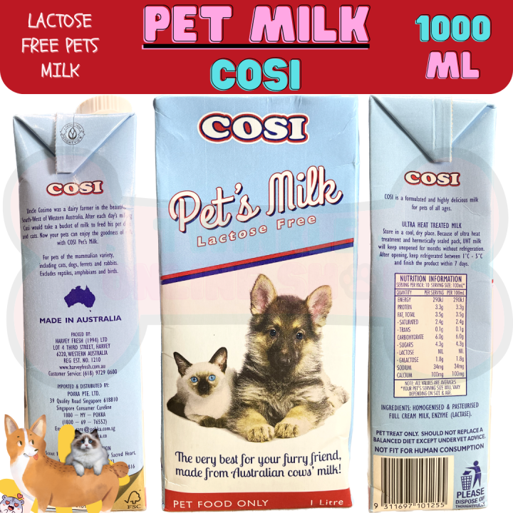 Cosi Pets LactoseFree Milk for Dogs and Cats of AllStages 1L 1000ML