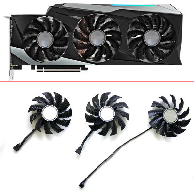 82มม. 87มม. 4Pin T129215SU T128010SU RTX3080 RTX3090 GPU พัดลมสำหรับ Gigabyte GeForce RT x 3080 Ti 3090 Gaming OC กราฟิกการ์ดระบายความร้อน