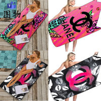 High-end tide brand bath towel large towel beach towel soft towel absorbent bath towel household bath towel ins wind high value150*75CM