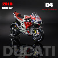 Maisto 1:18 2018 Moto GP18 Ducati desmosedici Alloy Die Cast รถจักรยานยนต์ Super Toy รถรุ่น STATIC Collection ของขวัญ