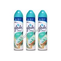 Glade สเปรย์ดับกลิ่น สเปรย์ปรับอากาศ กลิ่นโอเชี่ยนแอสเคป  320 มล ( 1 แพ็ค 3 ชิ้น)