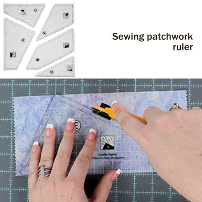 Daohuo การตัดลายฉลุด้วยคริลิคสุดสร้างสรรค์,ไม้บรรทัดตัดผ้าทรงสี่เหลี่ยมสำหรับงานตัดเย็บงานฉลุกระดาษผ้า