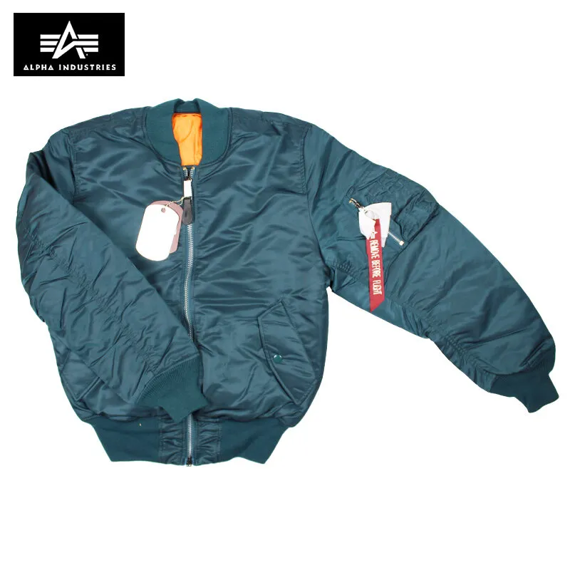 Alpha Alpha Industrial MA1 Flight Jacket Cotton Coat Jacket Kanye