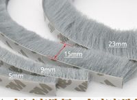 1 meters Self adhesive Sealing Wind proof Brush Strip For Home Door Window Sound Insulation Strip Gasket