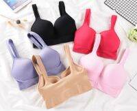 Bra 3D สปอร์ตบราไร้โครง บราดันทรง เก็บทรง ไร้โครง มี 5 สีให้เลือก