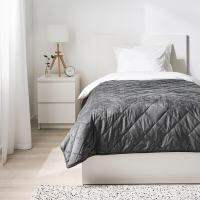 Bedspread, dark grey160x250 cm.