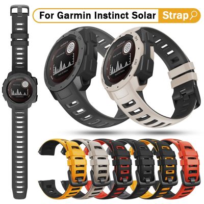 แถบสมาร์ทวอท์ชซิลิโคนสายสำหรับการ์มินสัญชาตญาณสายนาฬิกาเปลี่ยนได้ Garmin Instinct Esport พลังงานแสงอาทิตย์สร้อยข้อมือยุทธวิธี CarterFa