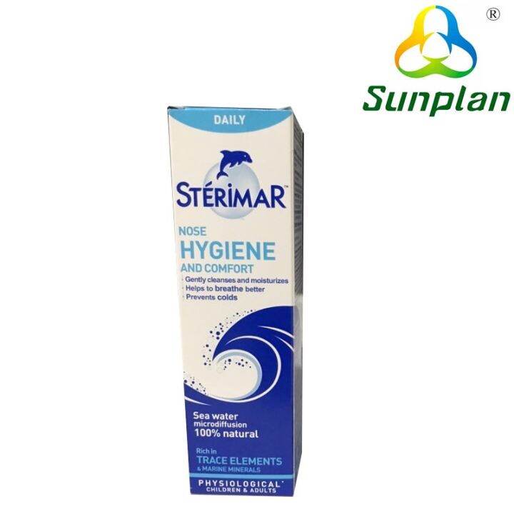 Sunplan Sterimar Nasal Spray for Adult Nose Hygiene Allergy Salinase ...