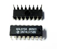 5 PCS IC SN74LS158N QUAD 2-1 ข้อมูล SELECTORS/MULTIPLEXERS 16 - PIN PDIP TI 74LS158