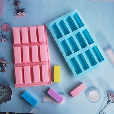 3D Strip Cake Silicone Molds Block Lump Ice Jelly Candy Chocolate Mold Baking Mould For French Dessert DIY Mousse Baking Tools Ice Maker Ice Cream Mou