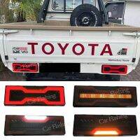 ไฟเบรกท้าย LED สำหรับ Toyota Land Cruiser รุ่น70ตัวช่วยหยุดวิ่งหลัง FJ75 LC79ไฟตัดหมอกสะท้อนสัญญาณย้อนกลับ2ชิ้น