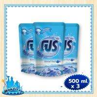 น้ำยาปรับผ้านุ่ม Pro Fabric Softener Natural Fresh 500 ml x 3 Bags :  Softener โปร น้ำยาปรับผ้านุ่ม กลิ่นเนเชอรัล เฟรช 500 มล. x 3 ถุง