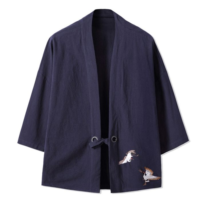haori-กิโมโนฮาราจูกุญี่ปุ่นขนาดพลัสไซส์ชุดแฟนซีซามูไรผู้ชายเสื้อแจ็คเก็ตคาร์ดิแกนสำหรับผู้หญิง