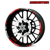 Motorcycle Wheel Sticker Decal Reflective Rim Suitable For DUCATI MONSTER S2R 800 M400 M600 M620 M750/M750IE M900