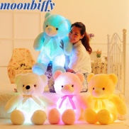 CW 32CM Luminous Creative Light Up LED Teddy Bear Stuffed Animal Plush Toy