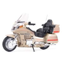 ยานพาหนะหล่อแบบคงที่1:18 Honda Gold Wing ของเล่นแบบจำลองรถมอเตอร์ไซค์ของสะสม