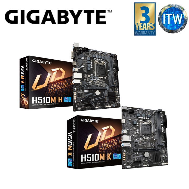 ITW Gigabyte H510MH/K microATX LGA1200 DDR4 Motherboard Lazada PH