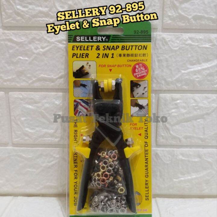 EYELET & SNAP BUTTON PLIER 2 IN 1 TANG MATA AYAM DAN KANCING SELLERY