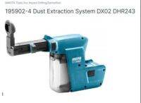 Makita service part no. 195902-4 for model. DHR243 Dust exraction  sytem DX02 อุปกรณ์เก็บฝุ่น สว่านโรตารี่ มากีต้า