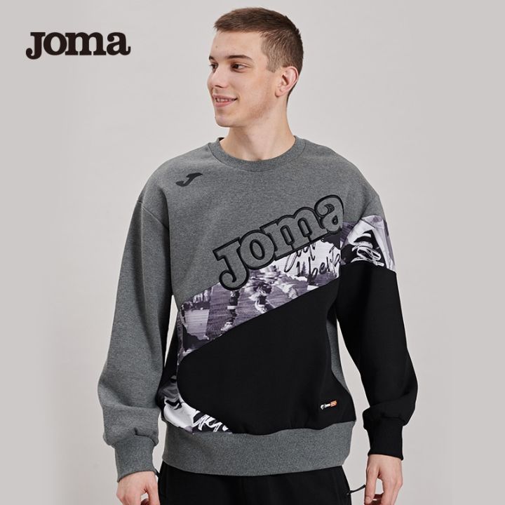 2023-high-quality-new-style-joma-homer-sports-sweater-mens-new-casual-all-match-trendy-pullover-hoodless-sweater-sportswear-top-men