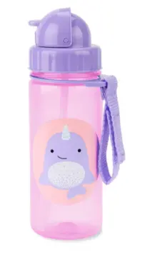 SKIP HOP Zoo Straw PP Bottle 13oz/385ml *NEW*